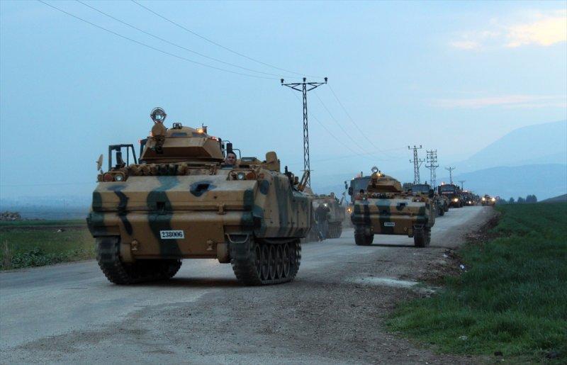 Askeri konvoy Hatay'a ulaştı