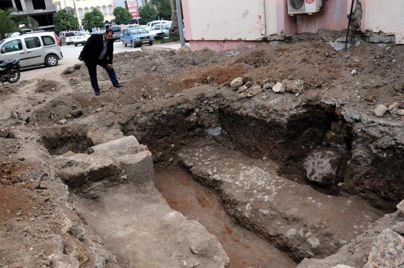 Sondaj çalışmasında iskelet bulundu