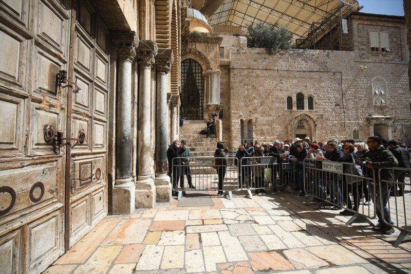 Kudüs'teki Kıyamet Kilisesi kapatıldı