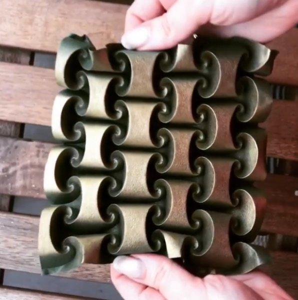 Kusudama sanatıyla yapılmış eserler