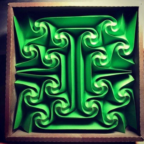 Kusudama sanatıyla yapılmış eserler