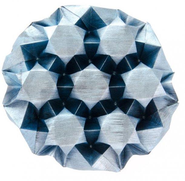 Kusudama sanatıyla yapılmış eserler