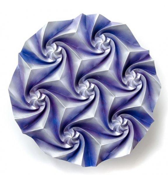 Kusudama sanatıyla yapılmış eserler