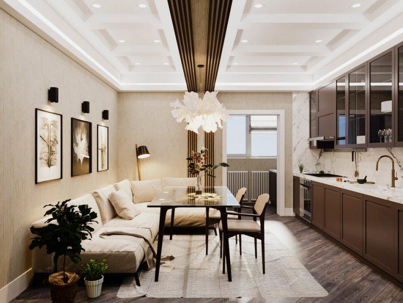 Göz yormayan salon dekorasyonu 