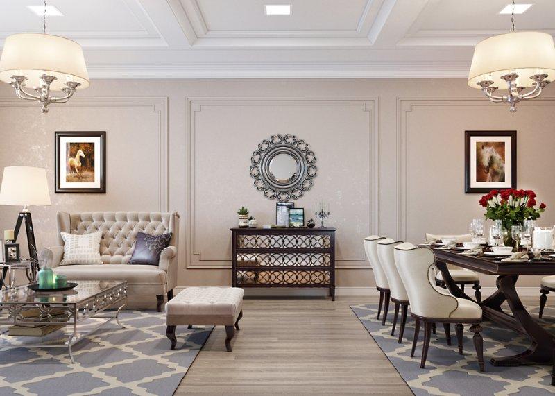 Göz yormayan salon dekorasyonu 