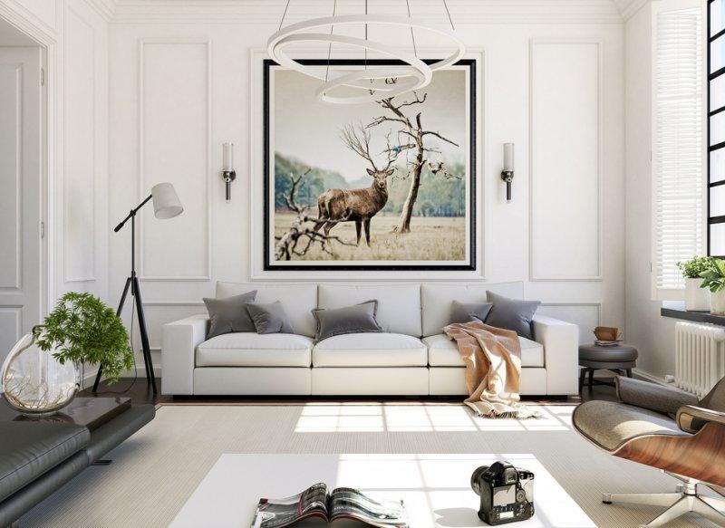 Göz yormayan salon dekorasyonu 