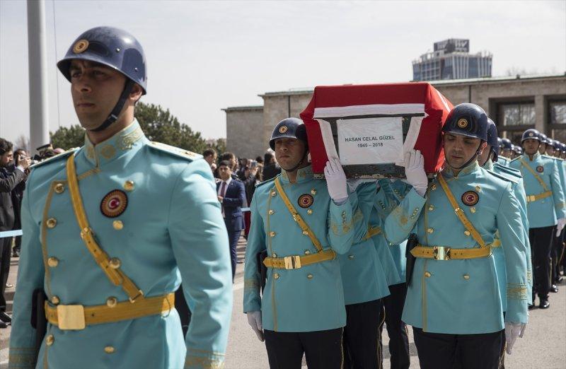 Hasan Celal Güzel için TBMM'de cenaze töreni