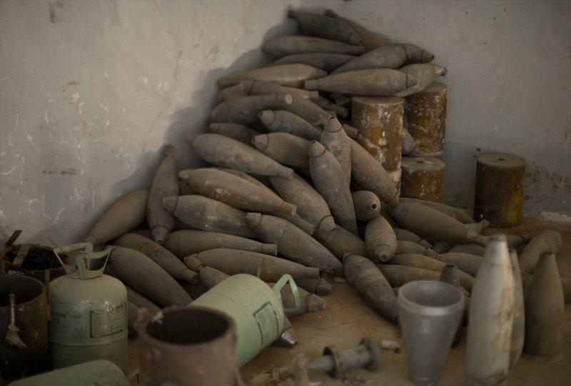 ÖSO Afrin'de YPG/PKK cephanesi buldu