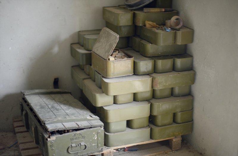 ÖSO Afrin'de YPG/PKK cephanesi buldu