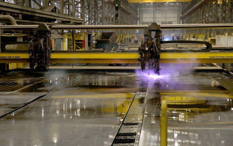 İlk milli uçak gemisi TCG Anadolu görüntülendi