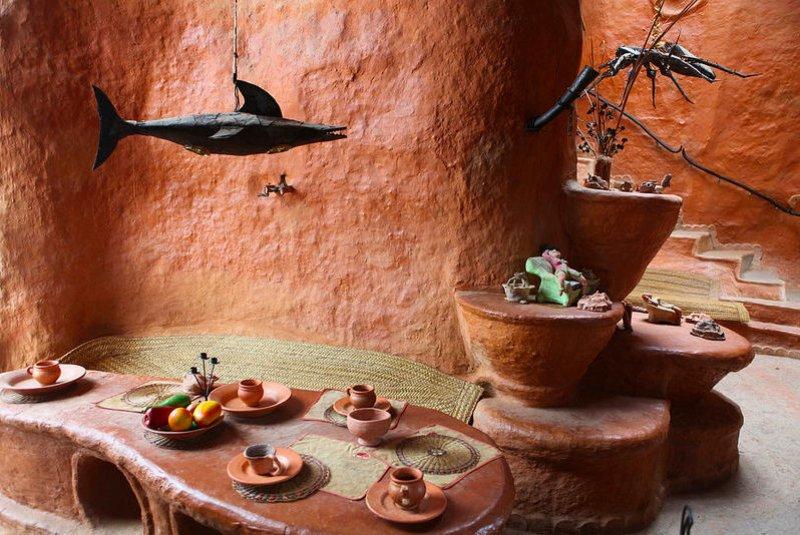 Tamamı kilden yapılmış ev: Casa Terracota