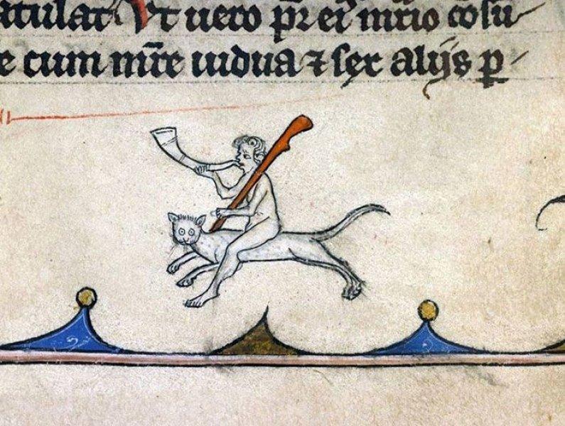 Orta Çağ'dan günümüze kadar gelen korkutucu kedi resimleri