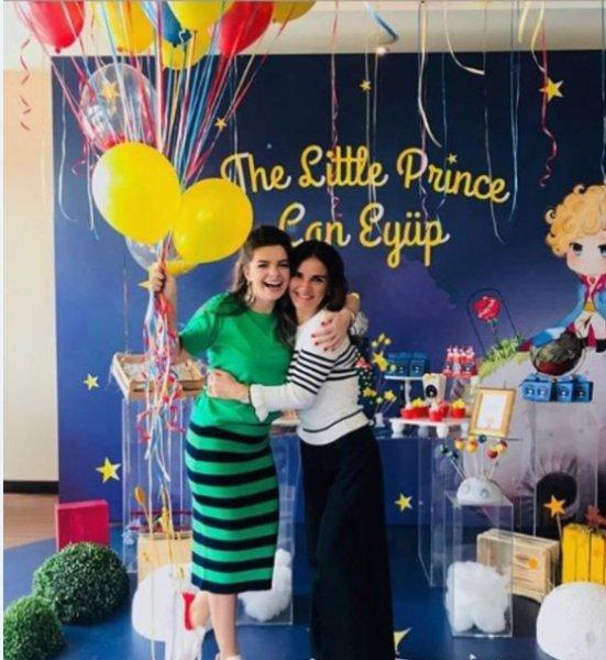 Pelin Karahan'dan oğlu Eyüp Can'a yaş günü partisi 