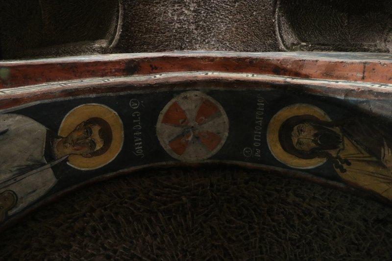 Gümüşler Manastırı'ndaki 'Gülen Meryem Ana' freski