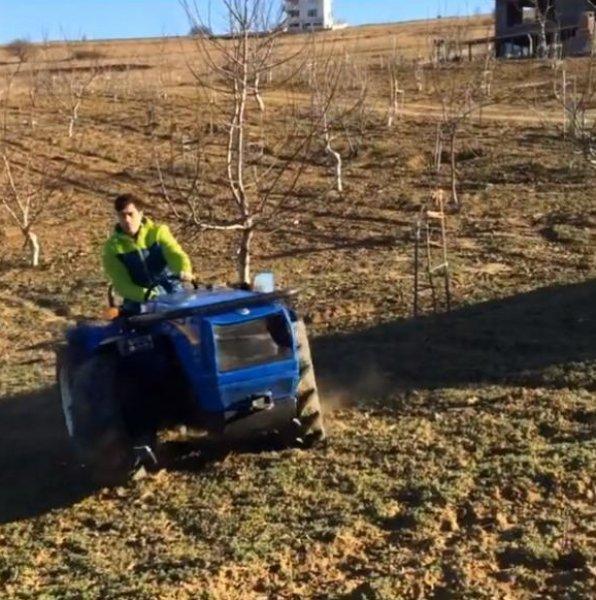 Burak Hakkı'nın çiftlik hayatı