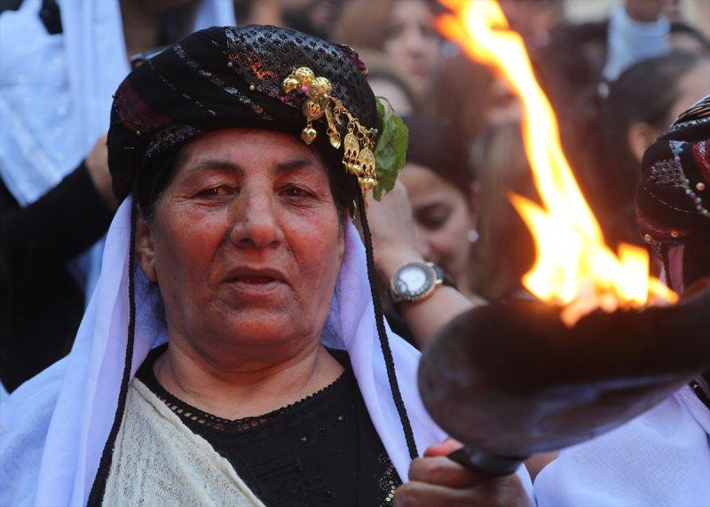 Ezidiler 'Kırmızı Çarşamba Bayramı'nı kutladı
