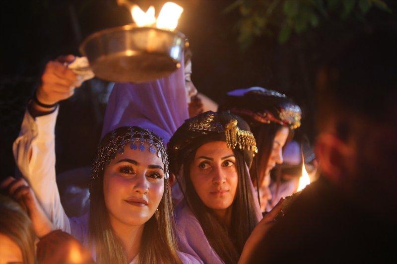 Ezidiler 'Kırmızı Çarşamba Bayramı'nı kutladı