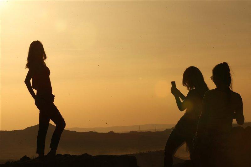 Kapadokya'da doğanın gösterisi: Gün batımı