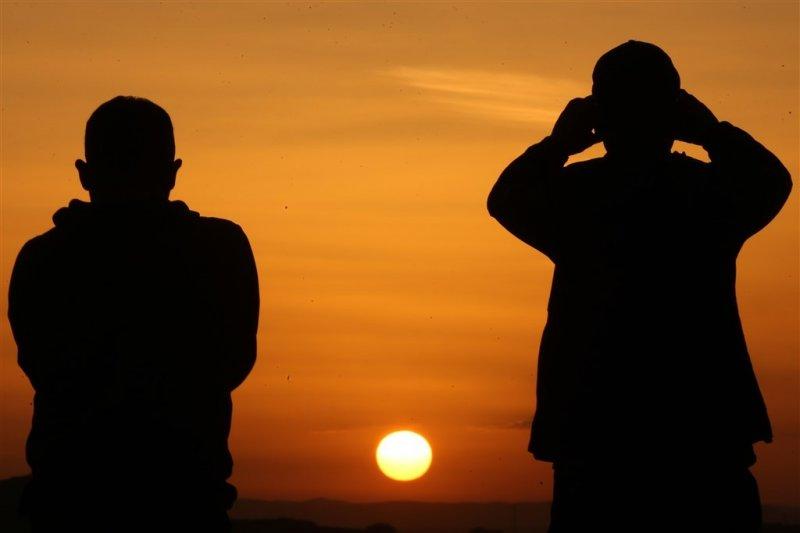 Kapadokya'da doğanın gösterisi: Gün batımı