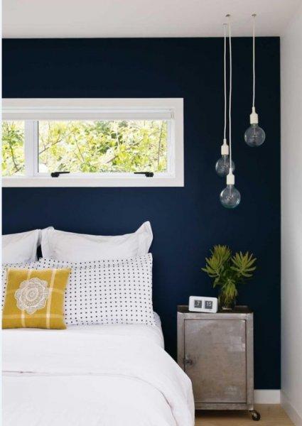 Dekorasyonda mavi ve beyaz uyumu 