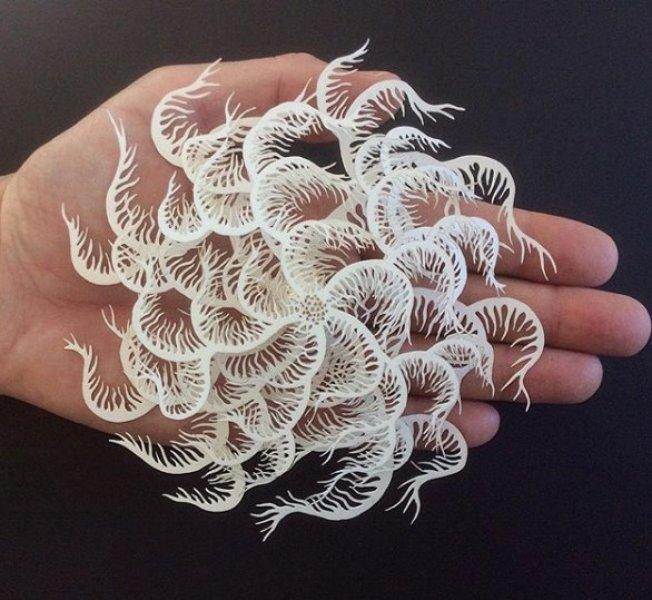 İnsan vücudundaki bakteriler kağıtlarla resmedildi