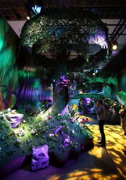 Şirinler Köyü Brüksel'de açıldı 