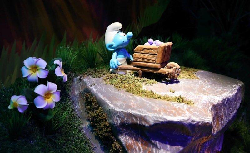 Şirinler Köyü Brüksel'de açıldı 