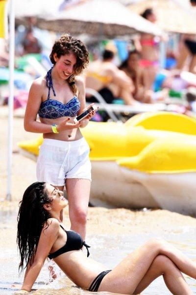 Bodrum plajlarında Bayram yoğunluğu