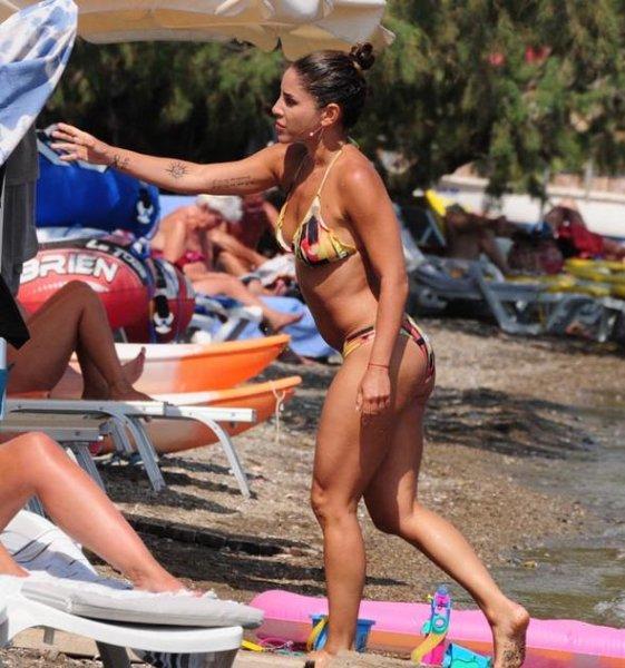 Irmak Ünal'ın Bodrum tatili 