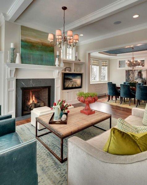 Modern ve şık salon dekorasyonları için basit örnekler 