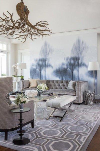 Modern ve şık salon dekorasyonları için basit örnekler 