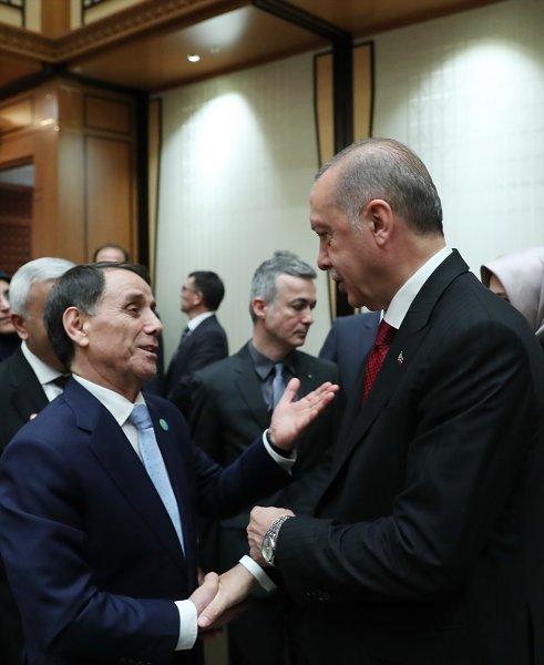  Cumhurbaşkanlığı Külliyesi'ndeki tarihi tören