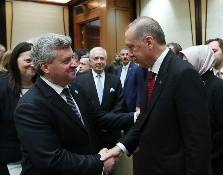  Cumhurbaşkanlığı Külliyesi'ndeki tarihi tören