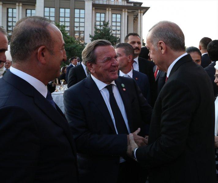  Cumhurbaşkanlığı Külliyesi'ndeki tarihi tören