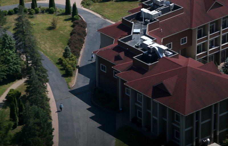 Pensilvanya'daki FETÖ kampı havadan görüntülendi 