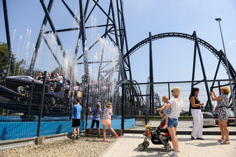 Avrupa'nın en büyük lunapark treni Polonya'da