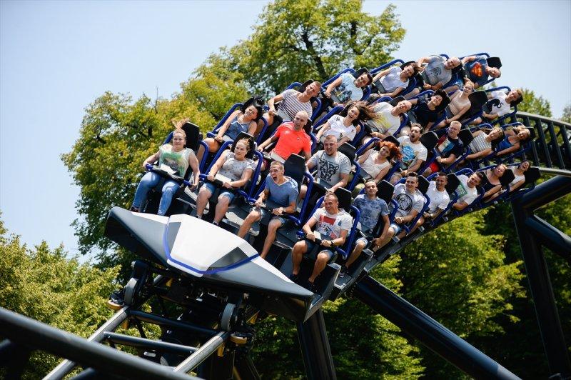 Avrupa'nın en büyük lunapark treni Polonya'da