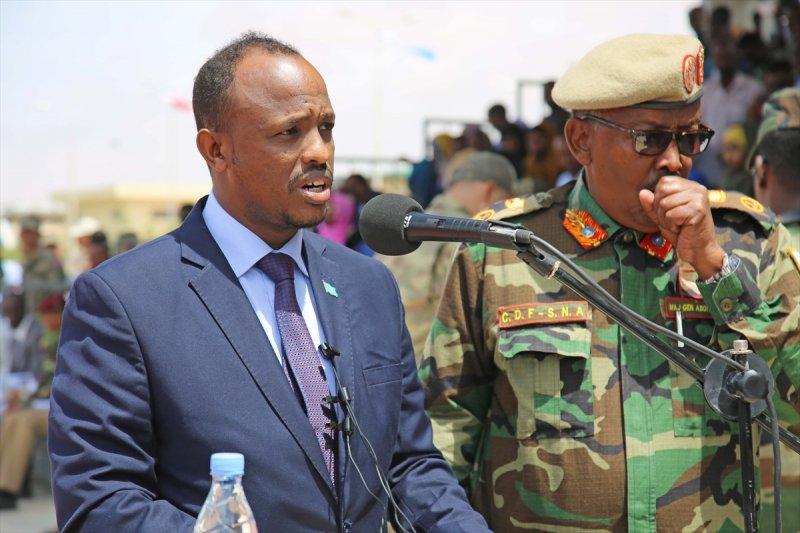 Somali Türk Görev Kuvveti Komutanlığı'nda mezuniyet heyecanı