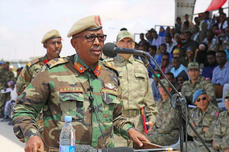 Somali Türk Görev Kuvveti Komutanlığı'nda mezuniyet heyecanı