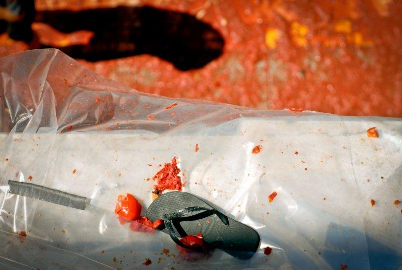 Domates Festivali bu yıl da renkli görüntülere sahne oldu