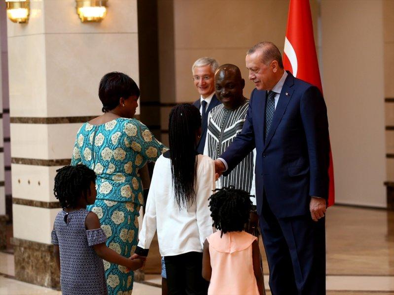 Başkan Erdoğan Burkina Faso Büyükelçisi'ni kabul etti