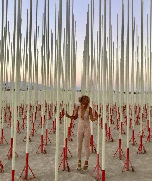 Burning Man festivalinden renkli görüntüler