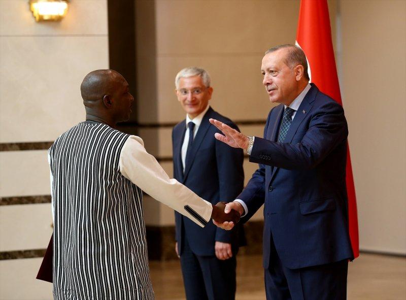 Başkan Erdoğan Burkina Faso Büyükelçisi'ni kabul etti