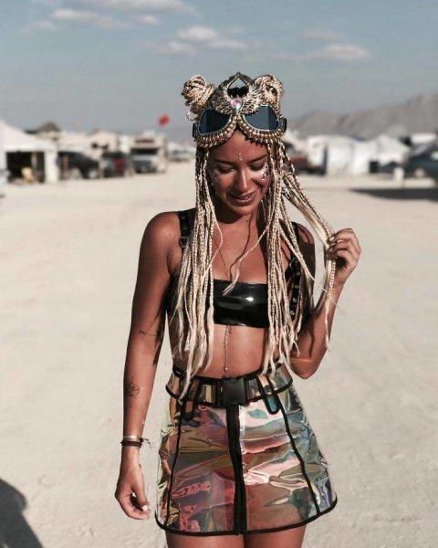 Burning Man festivalinden renkli görüntüler