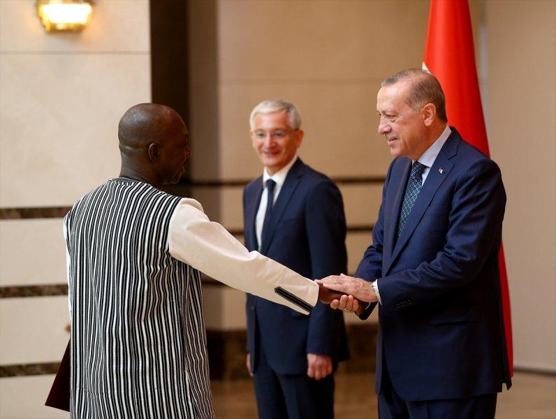 Başkan Erdoğan Burkina Faso Büyükelçisi'ni kabul etti