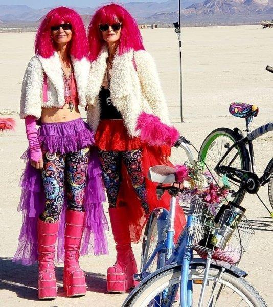 Burning Man festivalinden renkli görüntüler