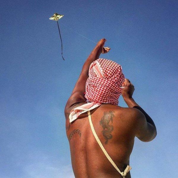 Burning Man festivalinden renkli görüntüler