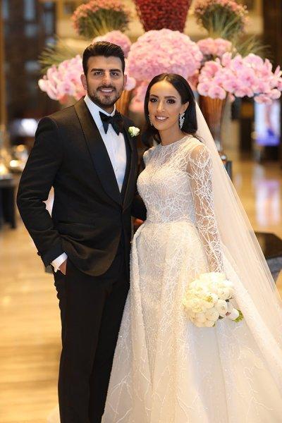 Cenk Öztanık ile Ecem Kazancı'nın düğününe ünlü akını