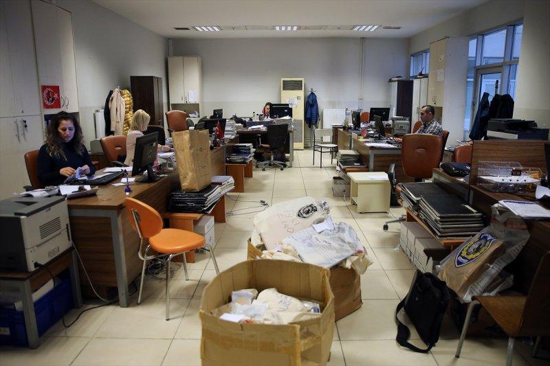 Çağlayan Adalet Sarayı'nın adli emaneti ilk kez görüntülendi