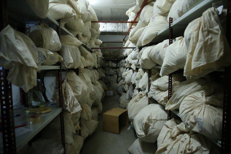 Çağlayan Adalet Sarayı'nın adli emaneti ilk kez görüntülendi